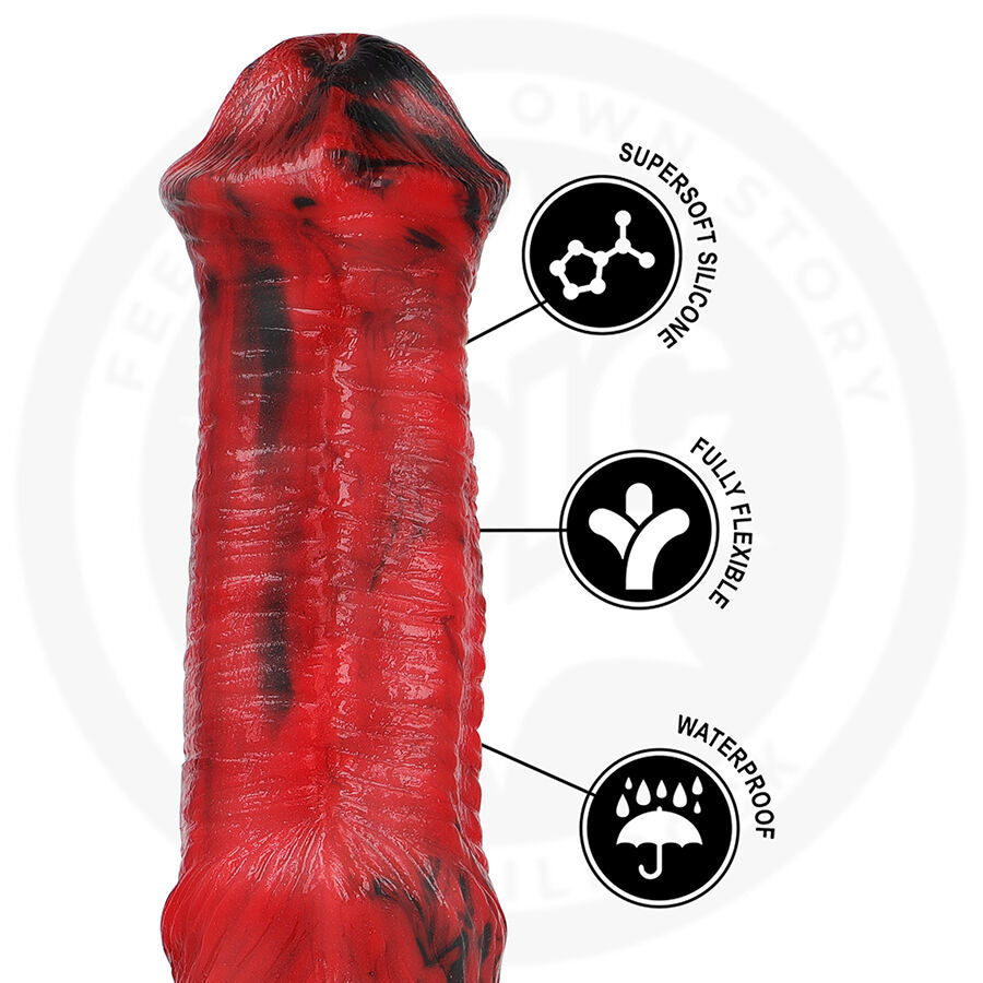 Dildo Fantasia Epic Vulcanus Night Dragon — 19,5 cm
