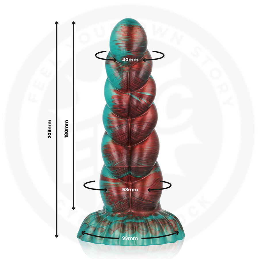 Dildo Realistico Epic Zirion Aridfire — Silicone, 18 cm