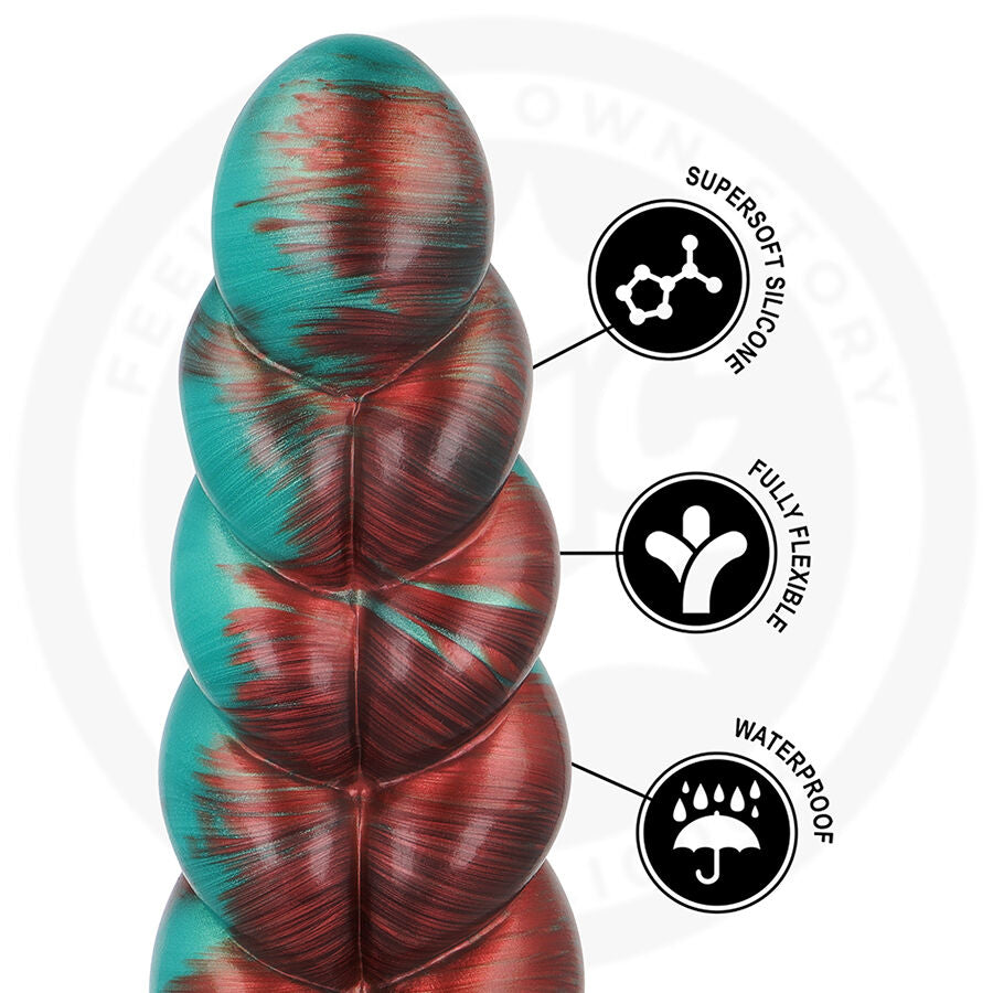 Dildo Realistico Epic Zirion Aridfire — Silicone, 18 cm