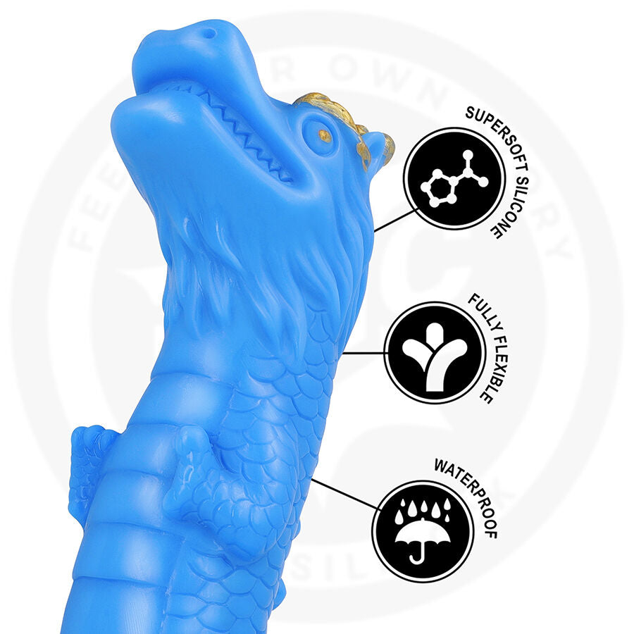 Dildo Fantasy Drago Epic Naga — Silicone, 18 cm inseribile