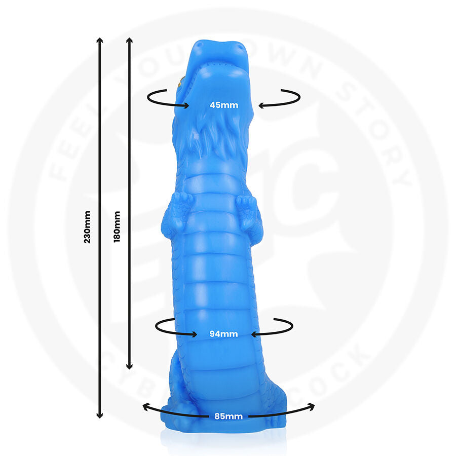 Dildo Fantasy Drago Epic Naga — Silicone, 18 cm inseribile