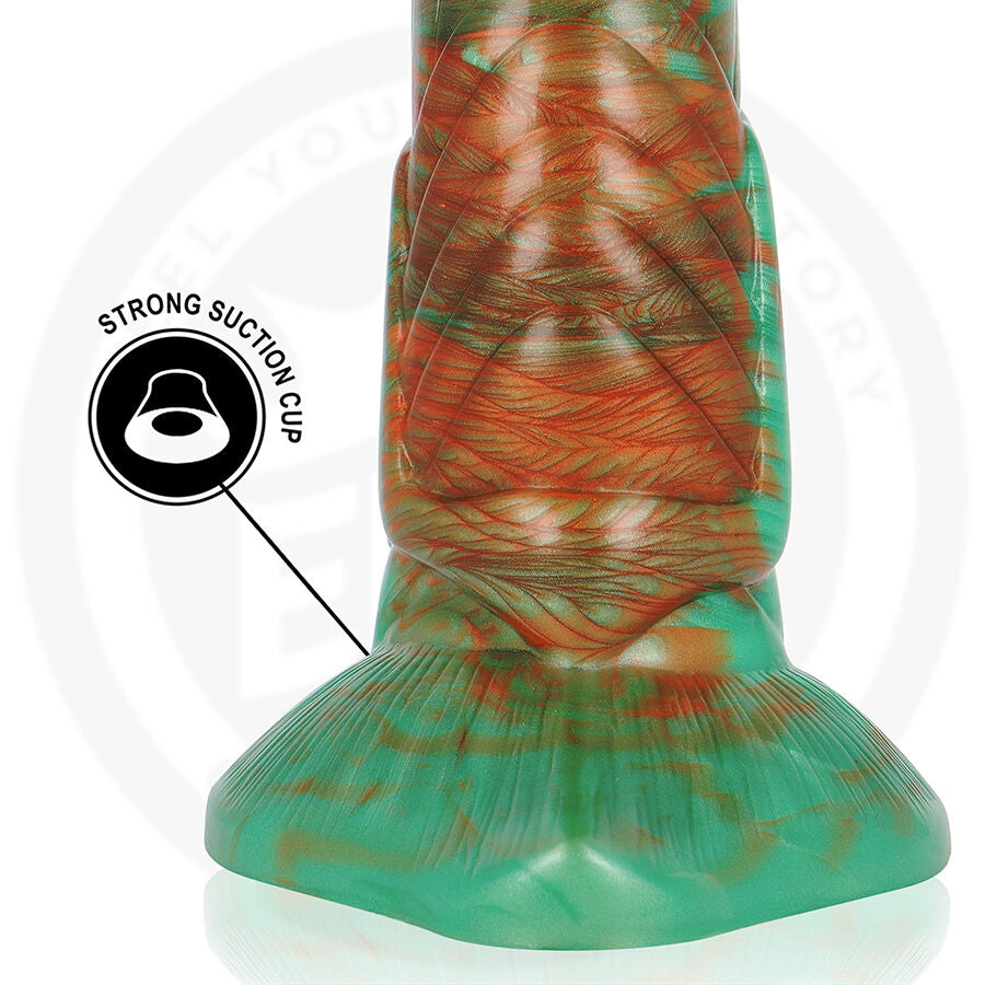 Dildo Realistico Epic Tiryon — Silicone, 21,5 cm, Verde