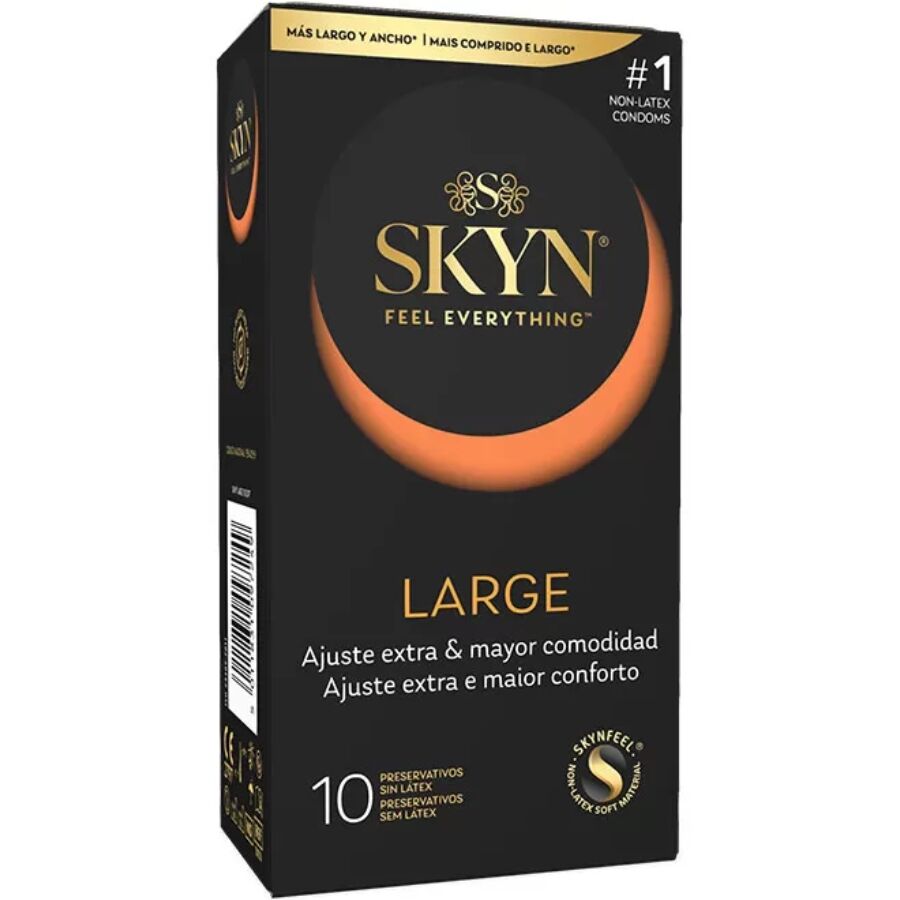 Preservativi XL Senza Lattice SKYN Large Extra — 10 Pezzi