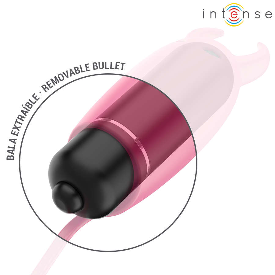 Uovo Vibrante Intense Red Demon — Silicone, 9,3 cm