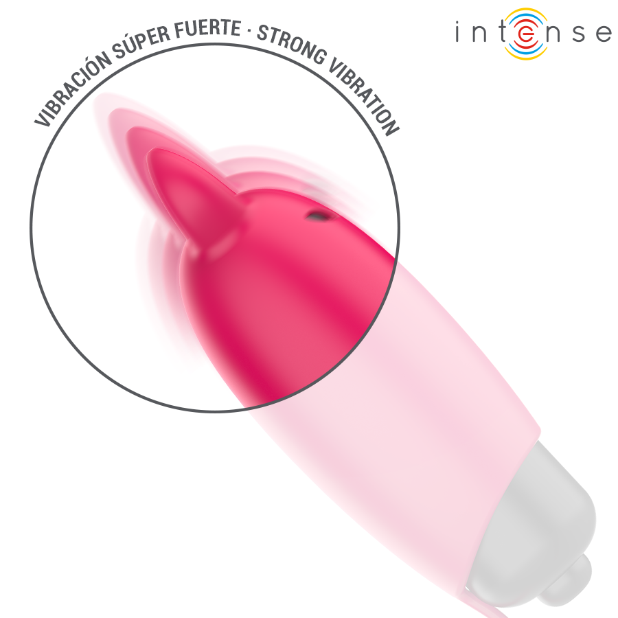 Uovo Vibrante Intense Red Demon — Silicone, 9,3 cm