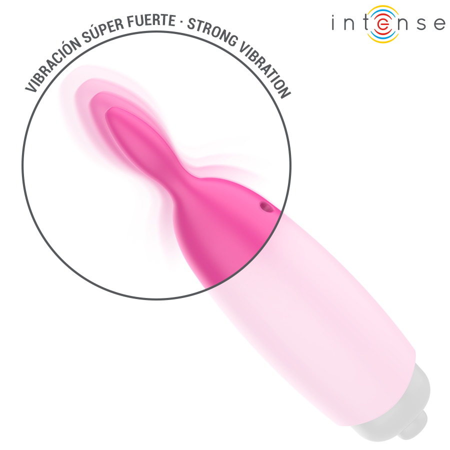 Uovo Vibrante Clitoride Intense Hopper — Silicone, Rosa
