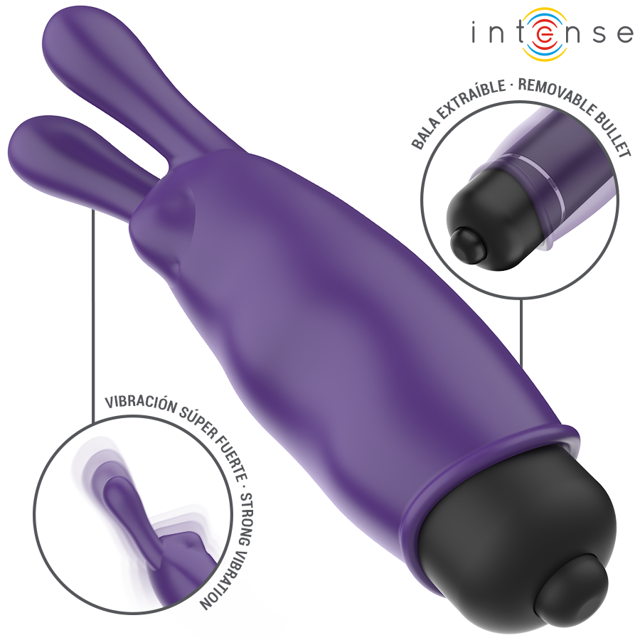 Vibratore Bullet Clitoride Intense Mystic — Silicone, 8,7 cm