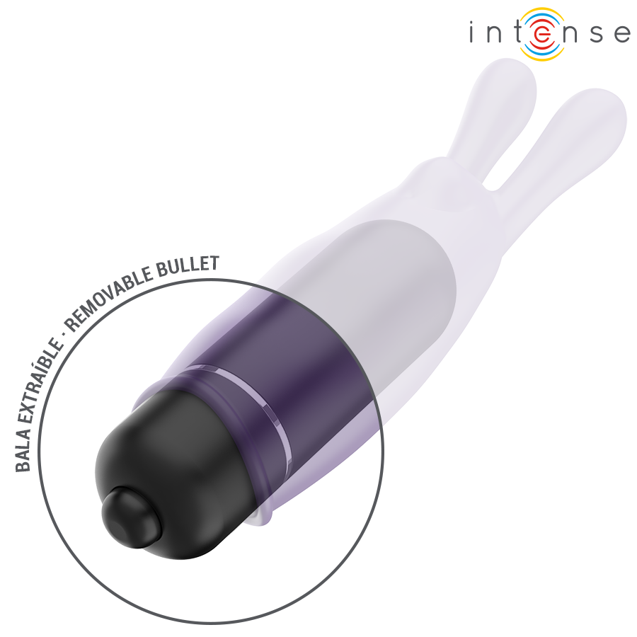 Vibratore Bullet Clitoride Intense Mystic — Silicone, 8,7 cm