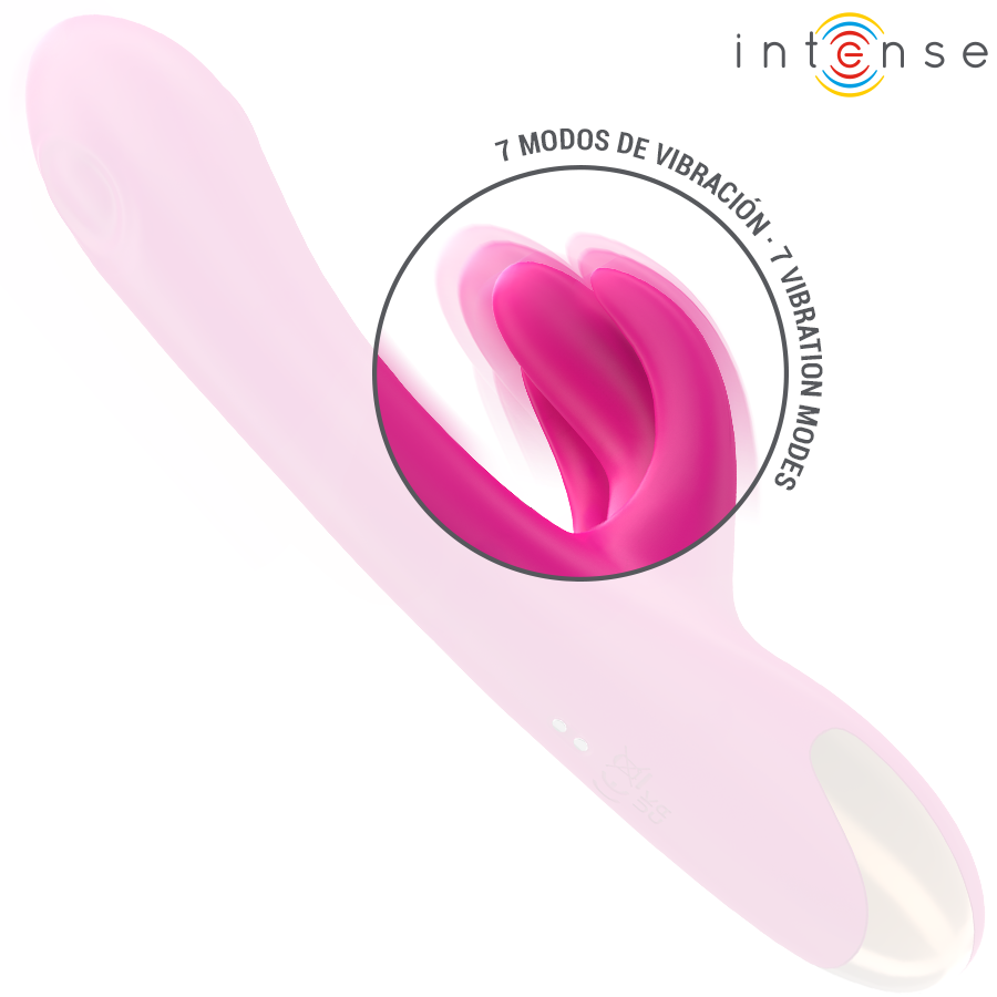 Vibratore Rabbit Intense Britney — 23 cm, Rosa