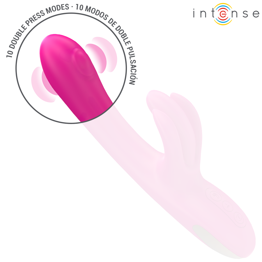 Vibratore Rabbit Intense Britney — 23 cm, Rosa