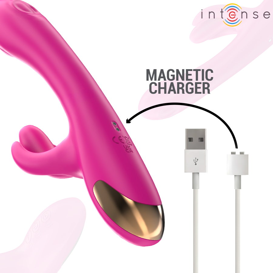 Vibratore Rabbit Intense Britney — 23 cm, Rosa