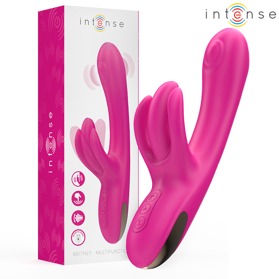Vibratore Rabbit Intense Britney — 23 cm, Rosa