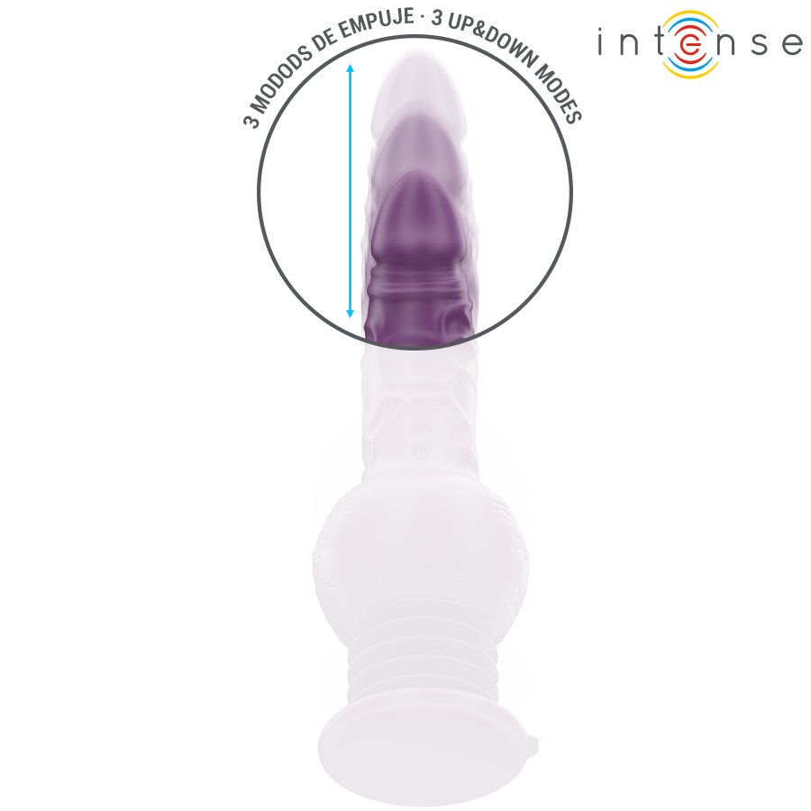 Vibratore Rabbit Punto G e Clitoride Intense Tatum — 24 cm