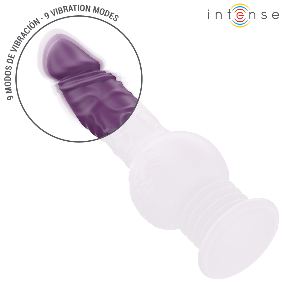 Vibratore Rabbit Punto G e Clitoride Intense Tatum — 24 cm