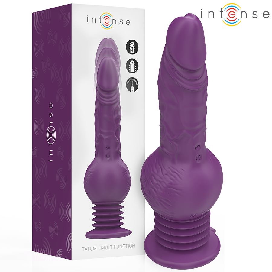 Vibratore Rabbit Punto G e Clitoride Intense Tatum — 24 cm