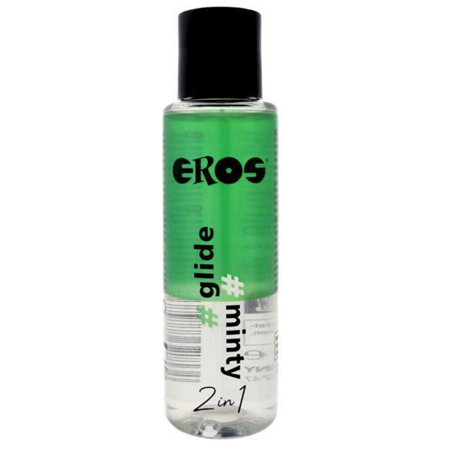 Lubrificante Intimo Base Silicone Eros 2in1 Glide Minty — 100 ml