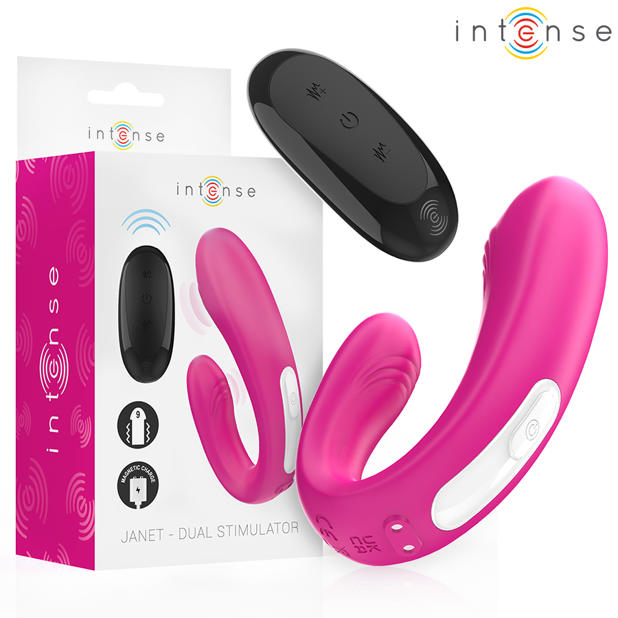 Vibratore Rabbit con Telecomando Intense Janet — Rosa
