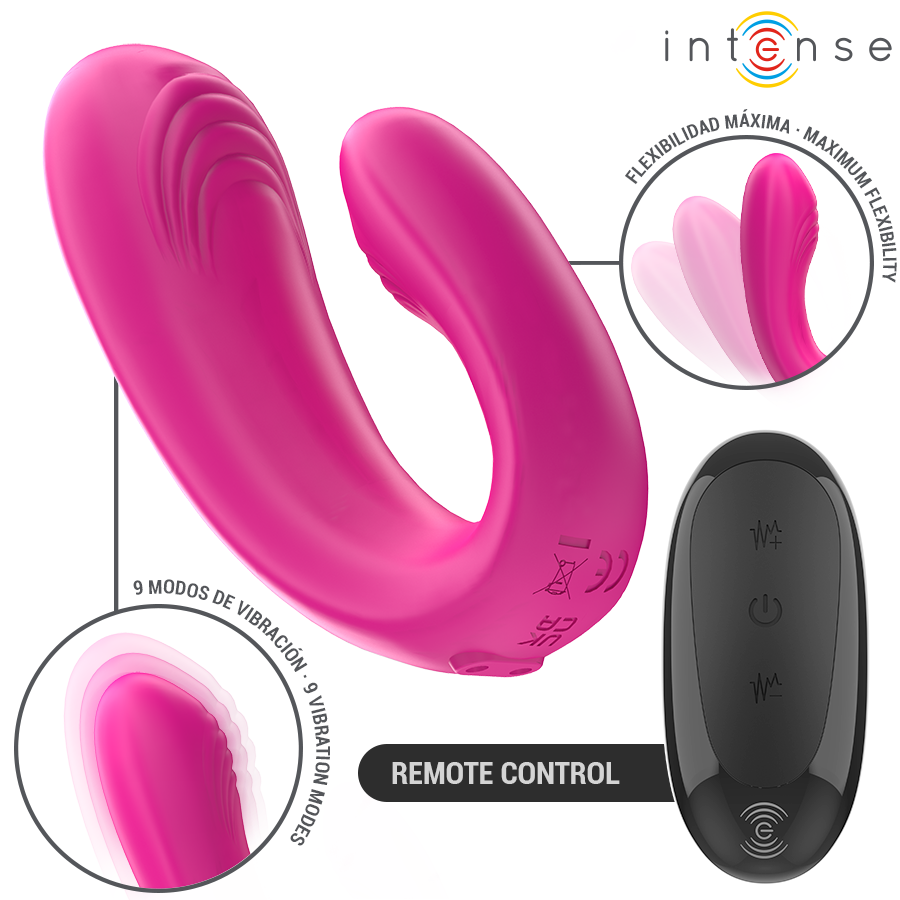 Vibratore Rabbit con Telecomando Intense Janet — Rosa
