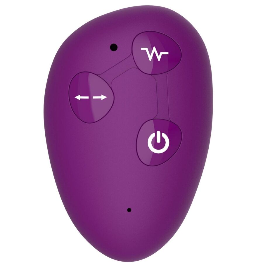 Vibratore 2 in 1 XOCOON Strapless Strap-On Telecomando Viola