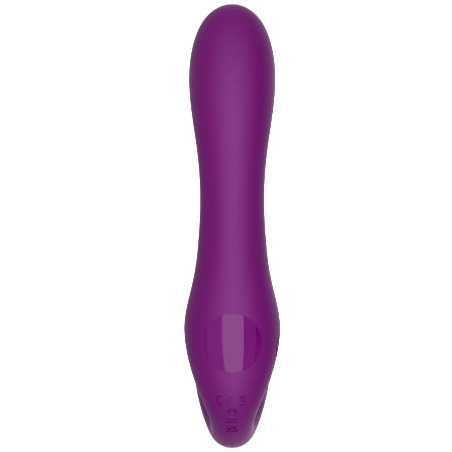 Vibratore 2 in 1 XOCOON Strapless Strap-On Telecomando Viola