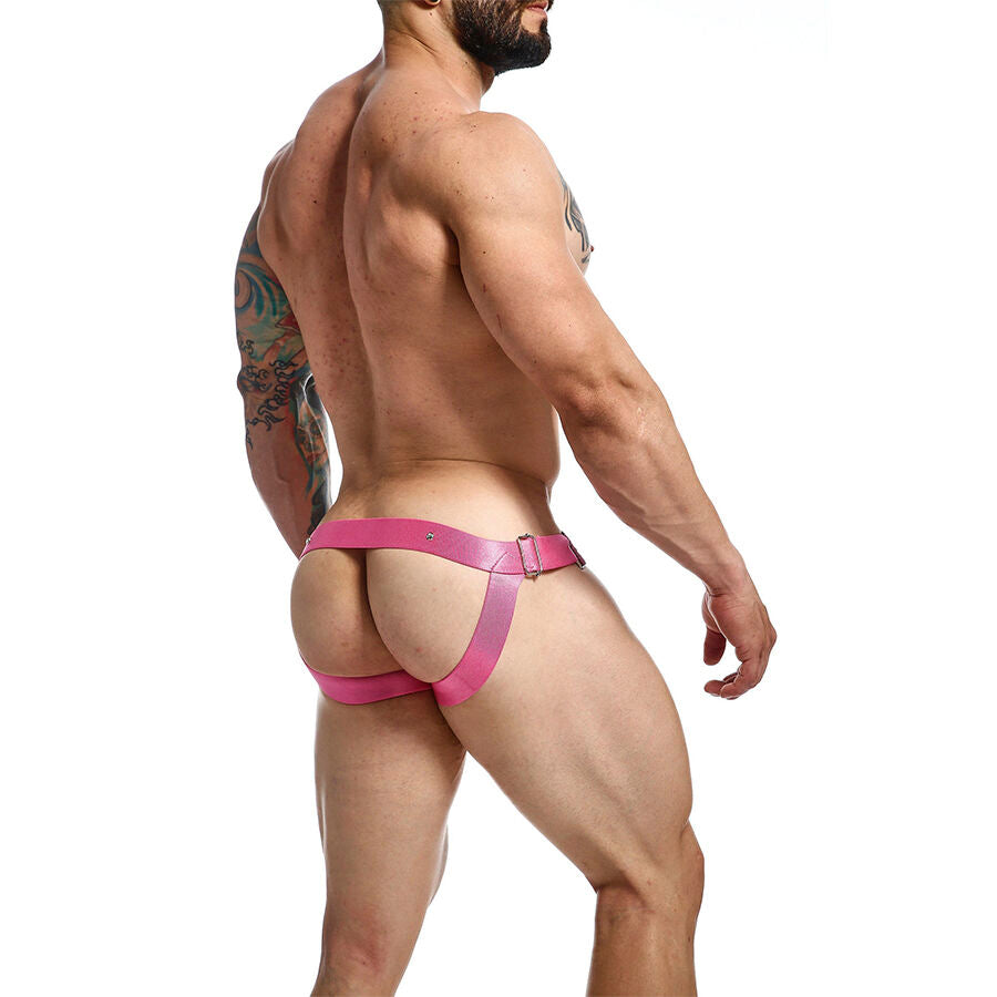 Anello Fallico con Jockstrap MOB Dngeon — Rosa Taglia Unica