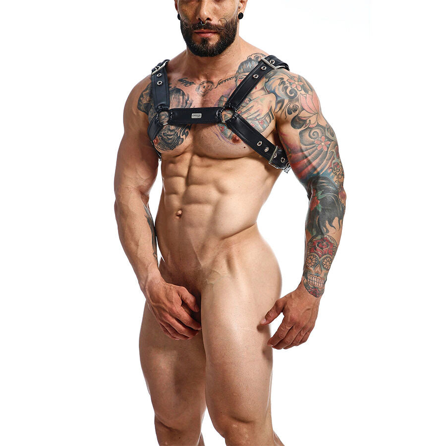 Imbracatura BDSM MOB Dngeon Classic Belt — Similpelle Nera