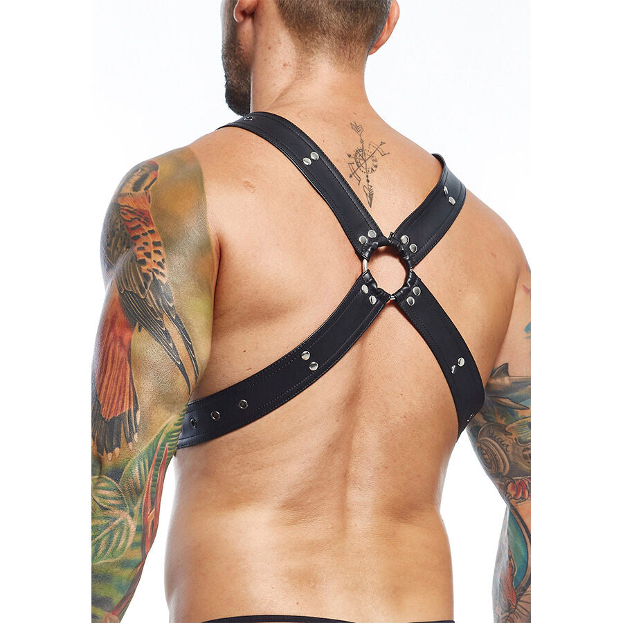 Cintura Harness BDSM MOB Dngeon — Similpelle, Taglia Unica