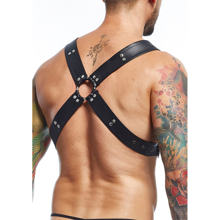 Cintura Harness BDSM MOB Dngeon — Similpelle, Taglia Unica