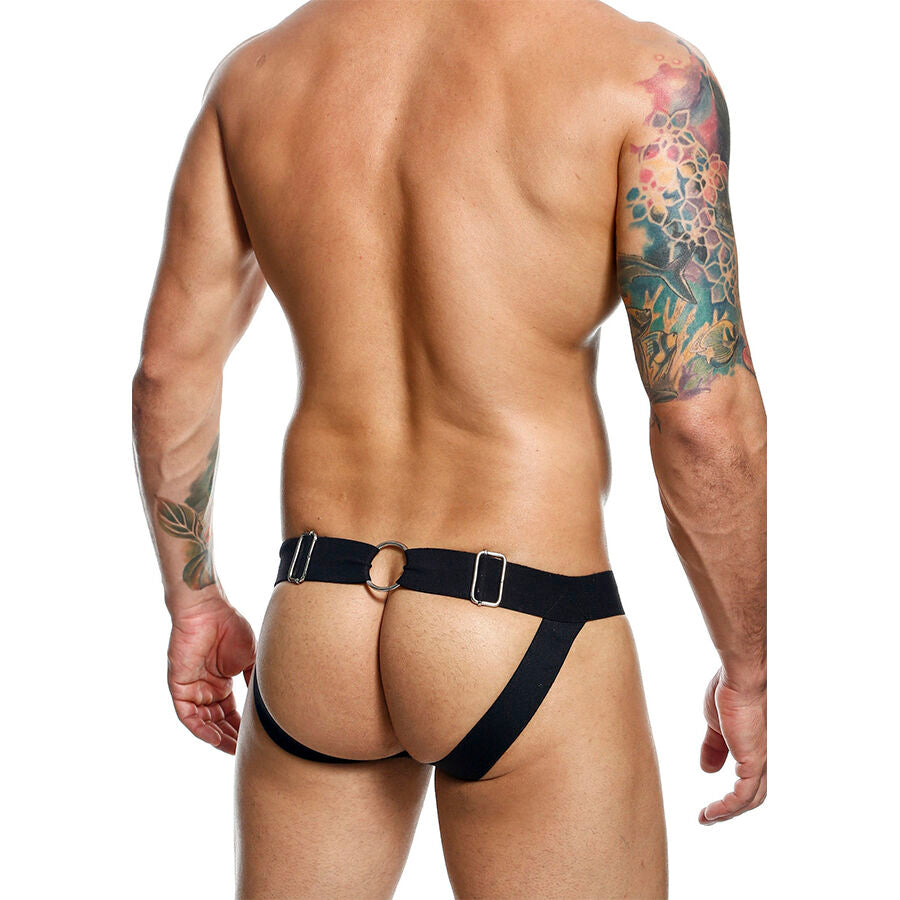 Jockstrap con Catena MOB Dngeon — Similpelle, Taglia Unica