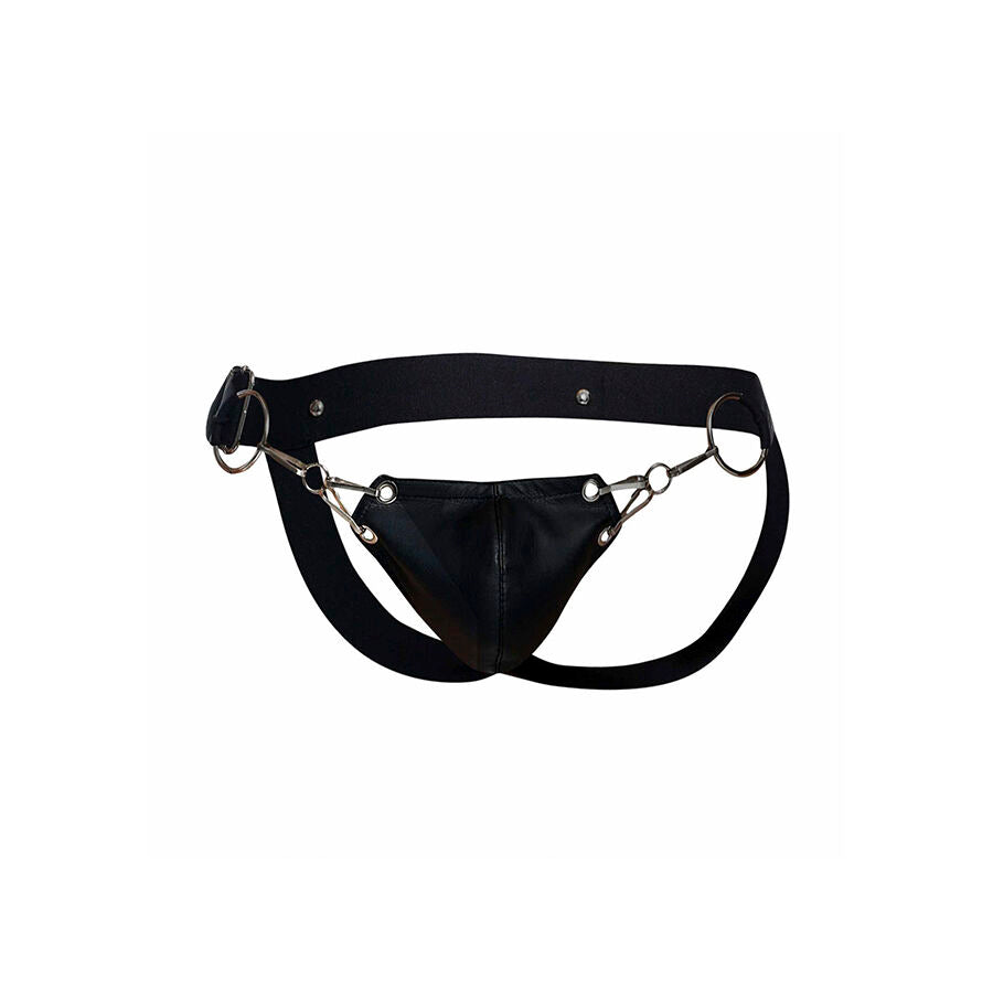Jockstrap in Similpelle MOB Dngeon — Taglia Unica, Nero