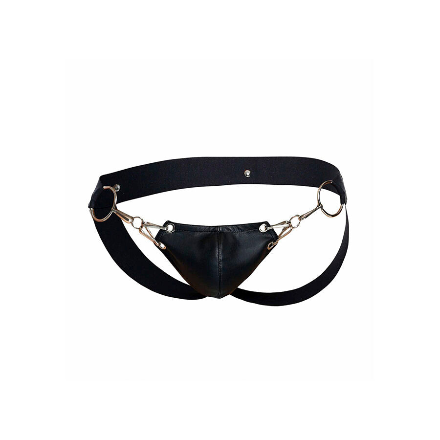 Jockstrap in Similpelle MOB Dngeon — Taglia Unica, Nero