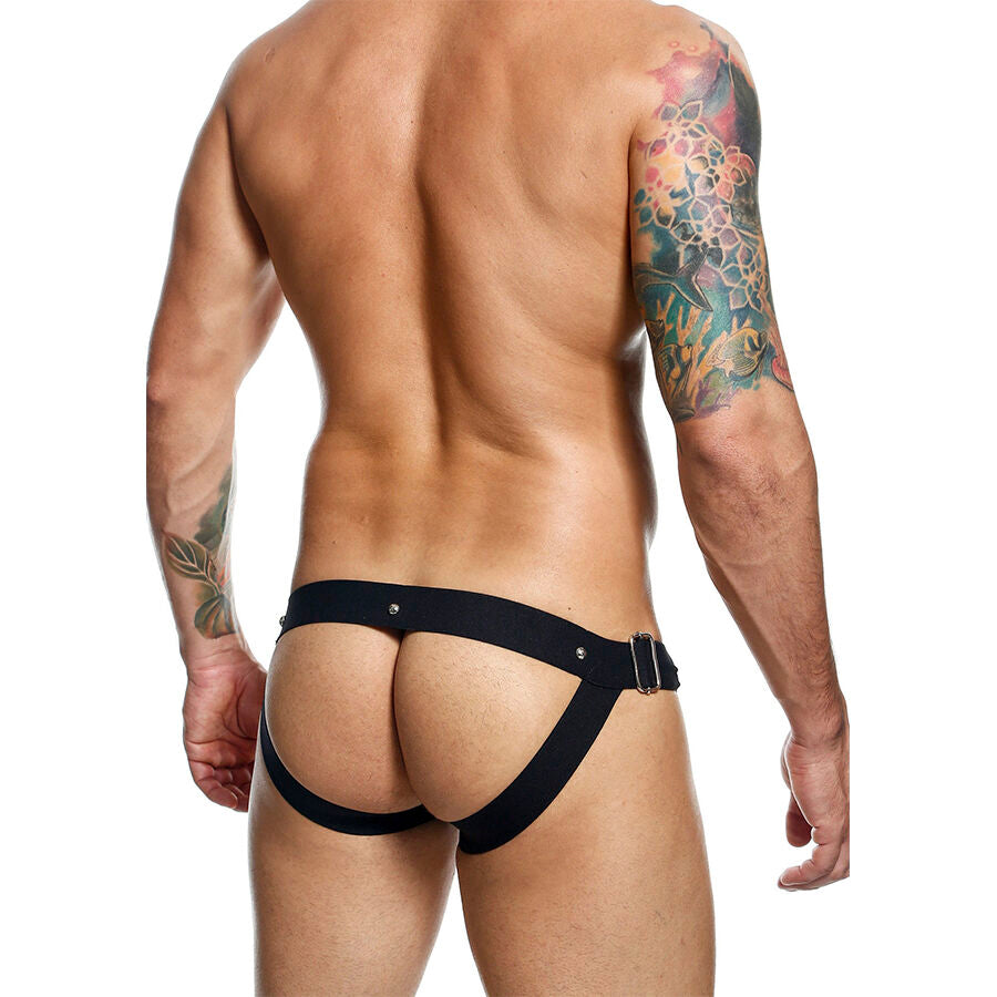 Jockstrap in Similpelle MOB Dngeon — Taglia Unica, Nero