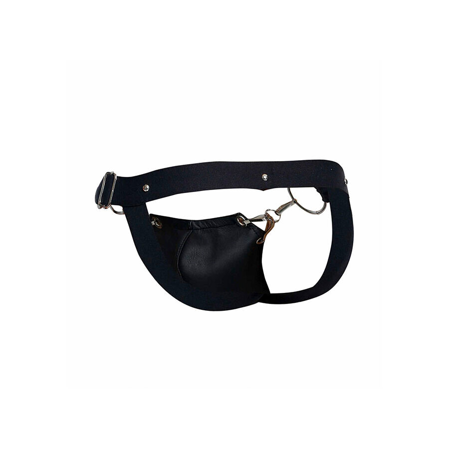 Jockstrap in Similpelle MOB Dngeon — Taglia Unica, Nero
