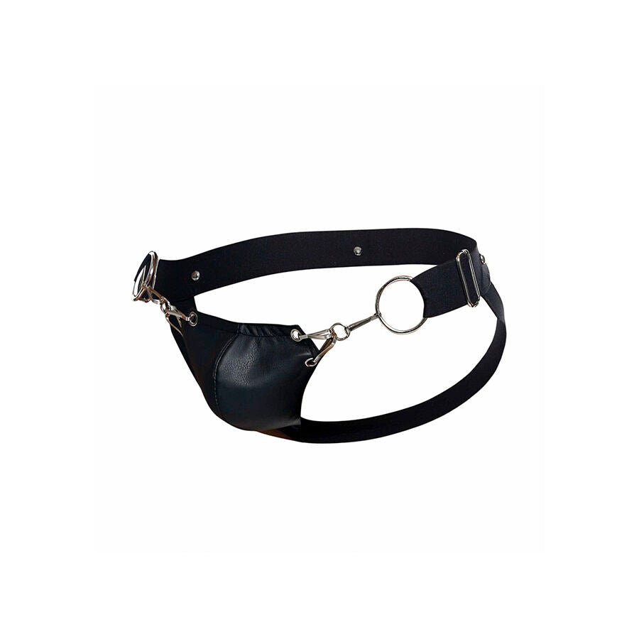 Jockstrap in Similpelle MOB Dngeon — Taglia Unica, Nero