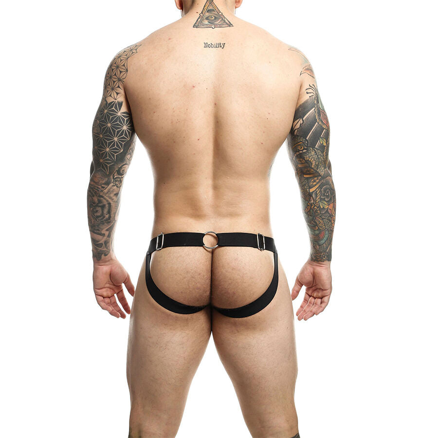 Jockstrap con Catene MOB Dngeon — Rosso, Taglia Unica