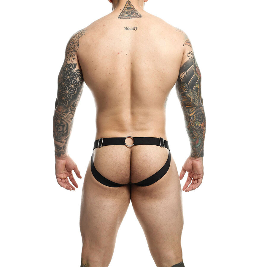 Jockstrap con Catene MOB Dngeon — Giallo, Taglia Unica