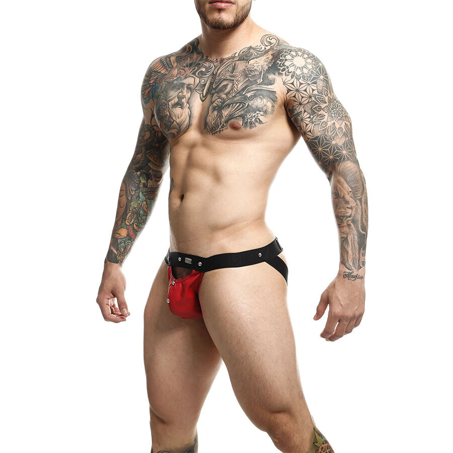 Jockstrap Atletico MOB Dngeon — Rosso, Taglia Unica