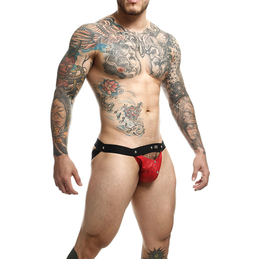 Jockstrap Atletico MOB Dngeon — Rosso, Taglia Unica