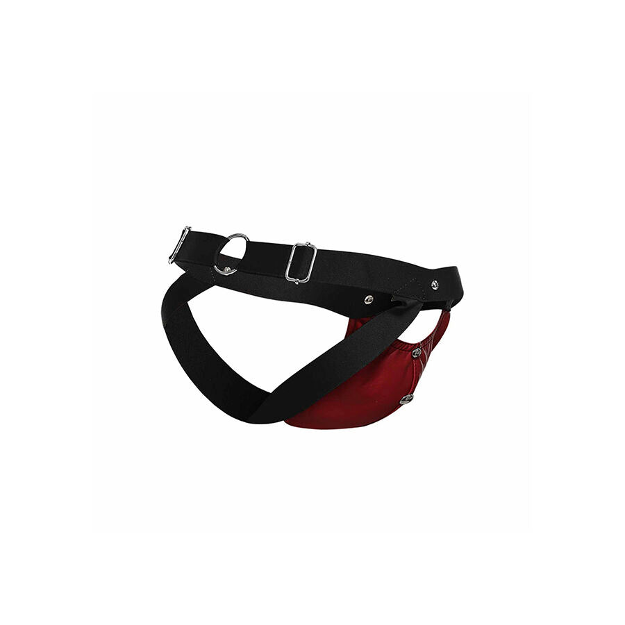 Jockstrap Atletico MOB Dngeon — Rosso, Taglia Unica