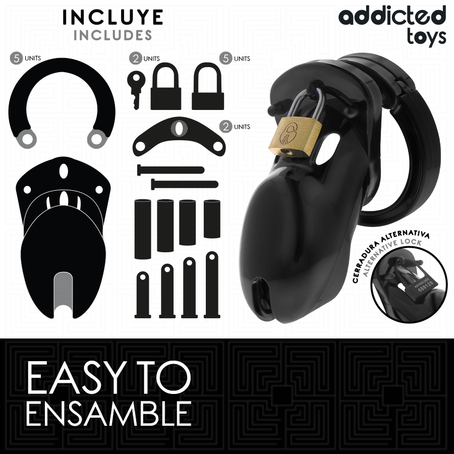 Gabbia di Castità Addicted Toys Forbidden Vault — 10 cm