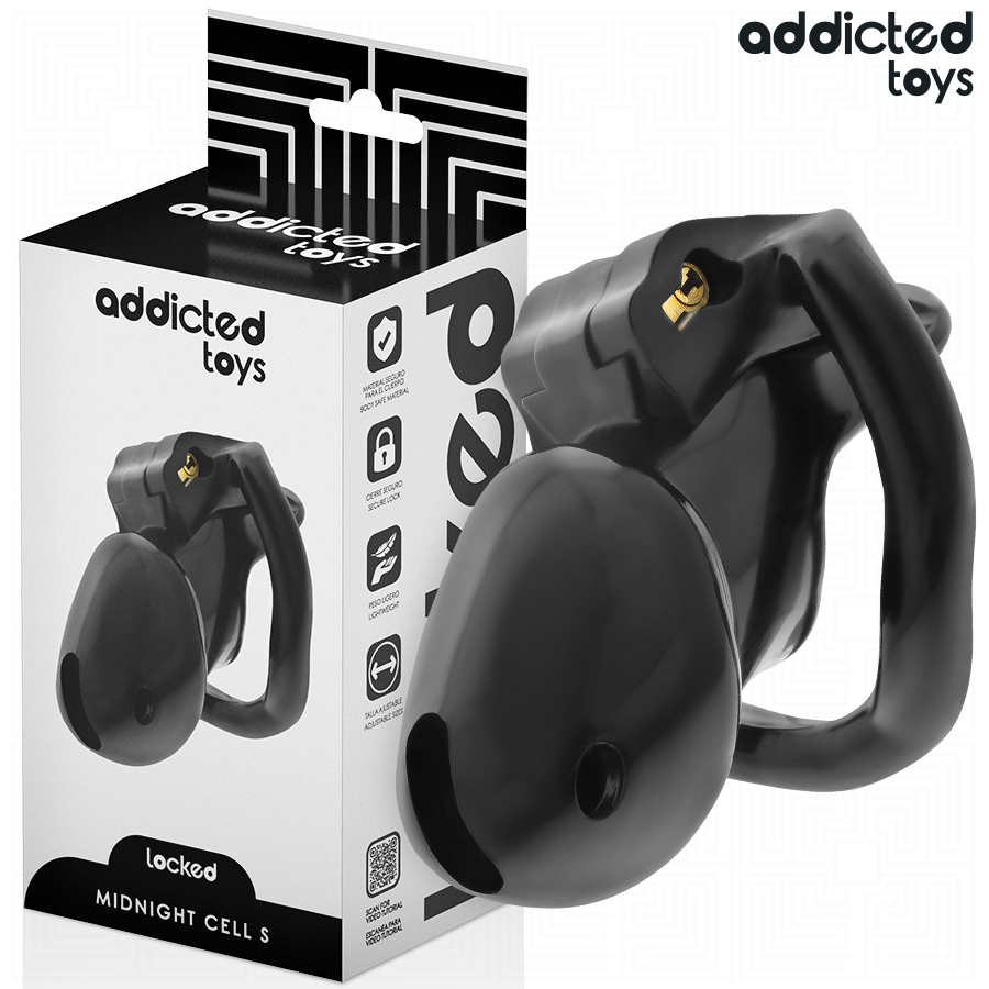 Gabbia di Castità BDSM Addicted Toys Mindnight Cell — Taglia S