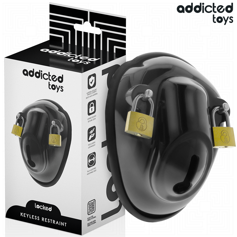 Gabbia di Castità Addicted Toys Locked Shell — 11,5 cm