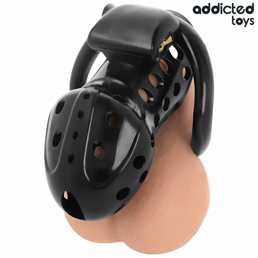 Gabbia di Castità Addicted Toys Locked — Cava con Catena 10,5 cm