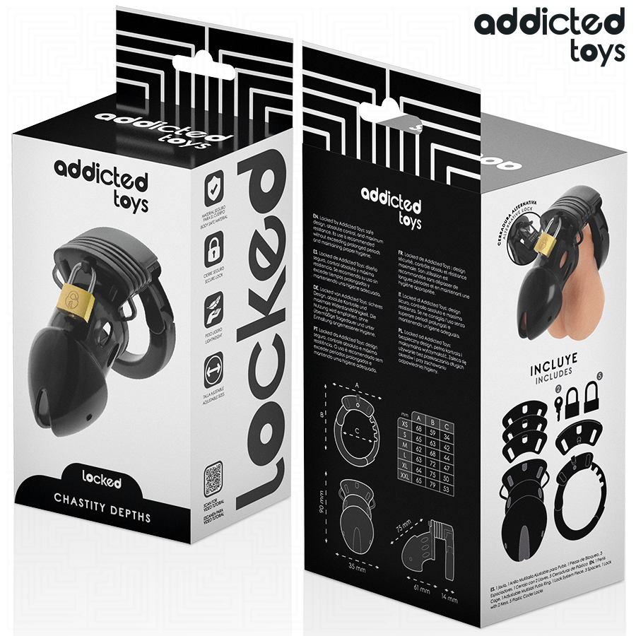 Gabbia di Castità BDSM Addicted Toys Locked — 7,5 cm