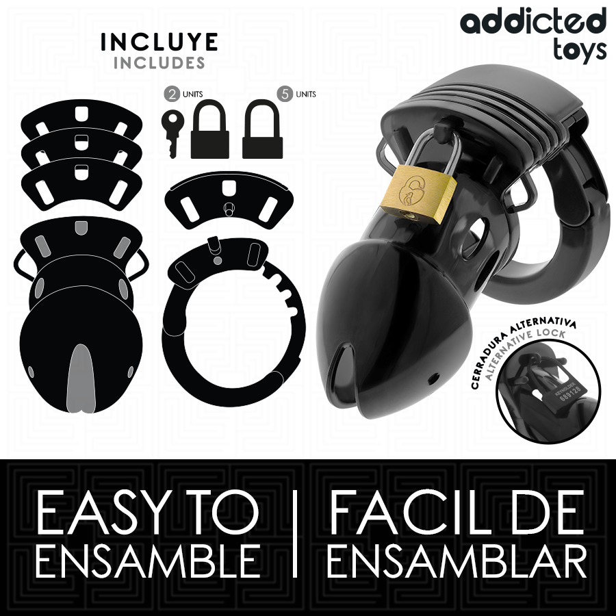 Gabbia di Castità BDSM Addicted Toys Locked — 7,5 cm