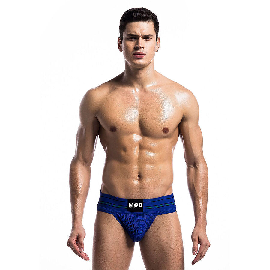 Perizoma Erotico MOB Classic — Blu, Taglia S
