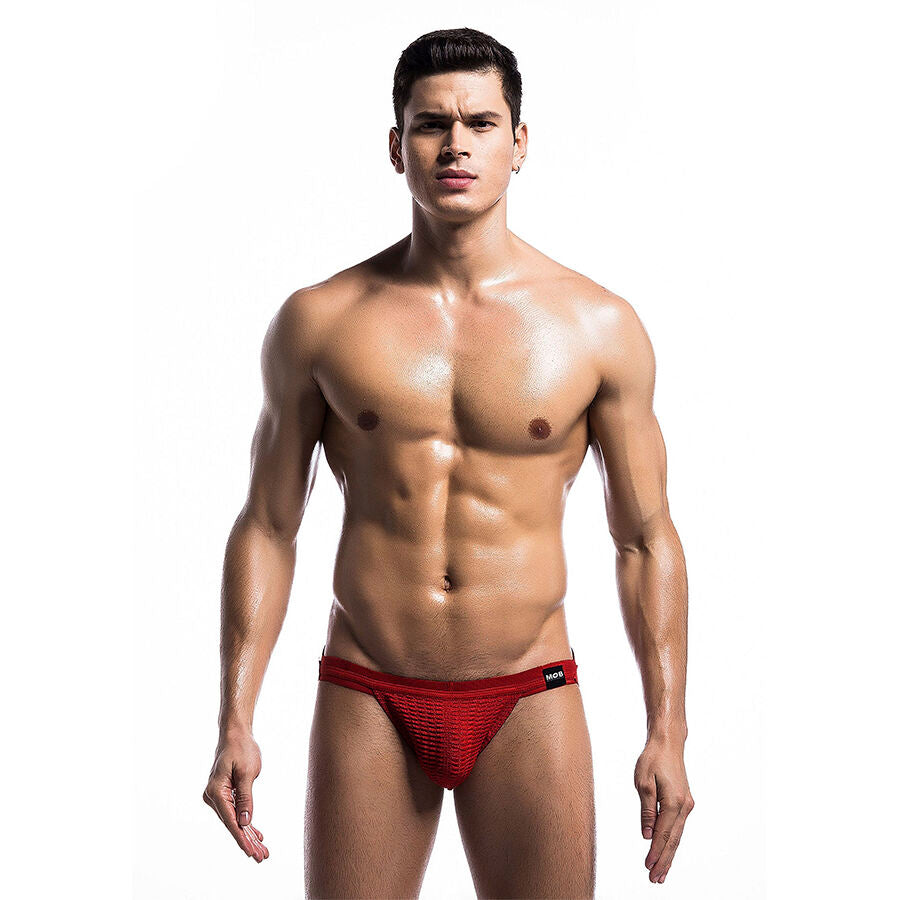 Costume da Bagno Jockstrap MOB — Rosso, Taglia XL