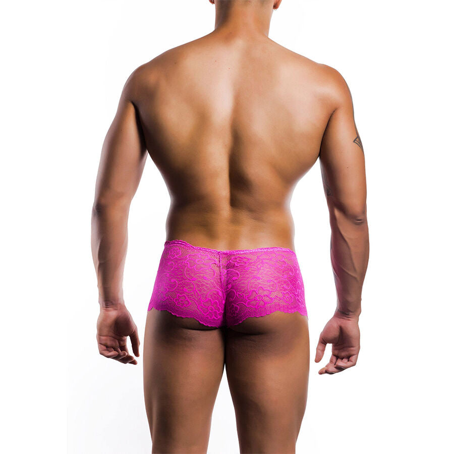 Boxer in Pizzo Trasparente MOB — Nylon, Taglia S/M