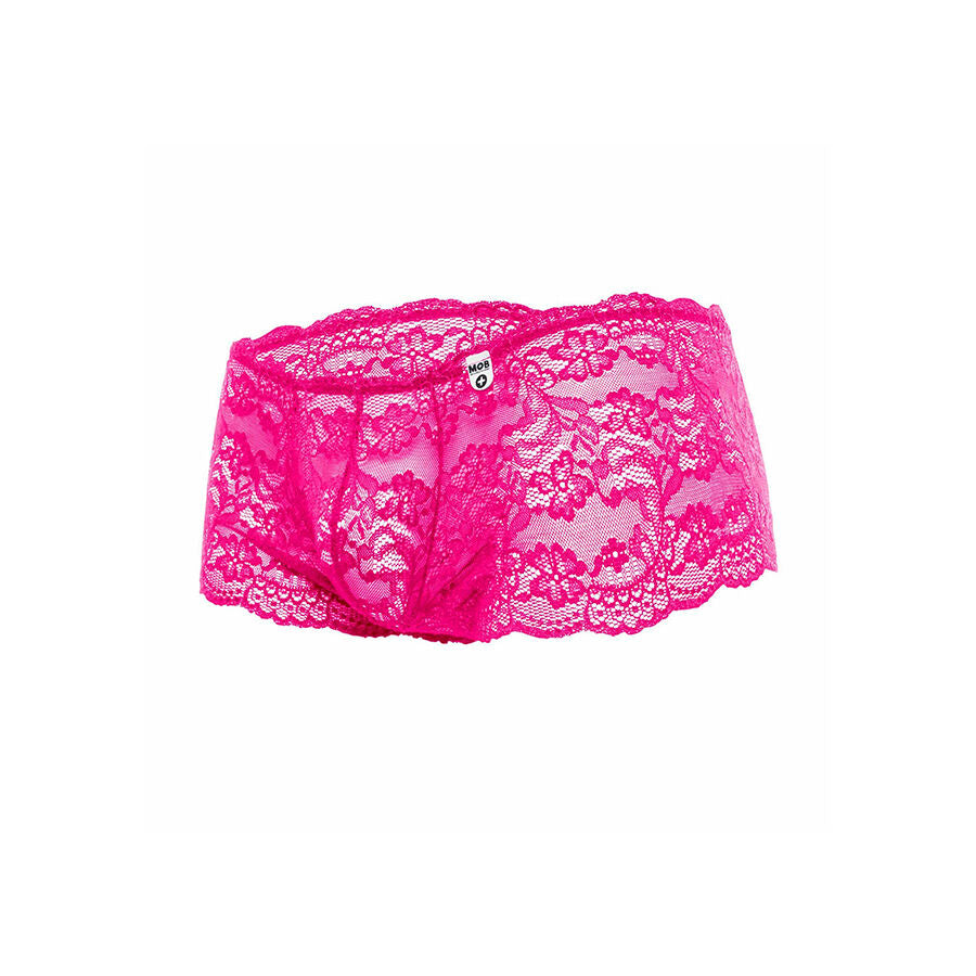 Boxer in Pizzo Trasparente MOB — Nylon, Taglia S/M