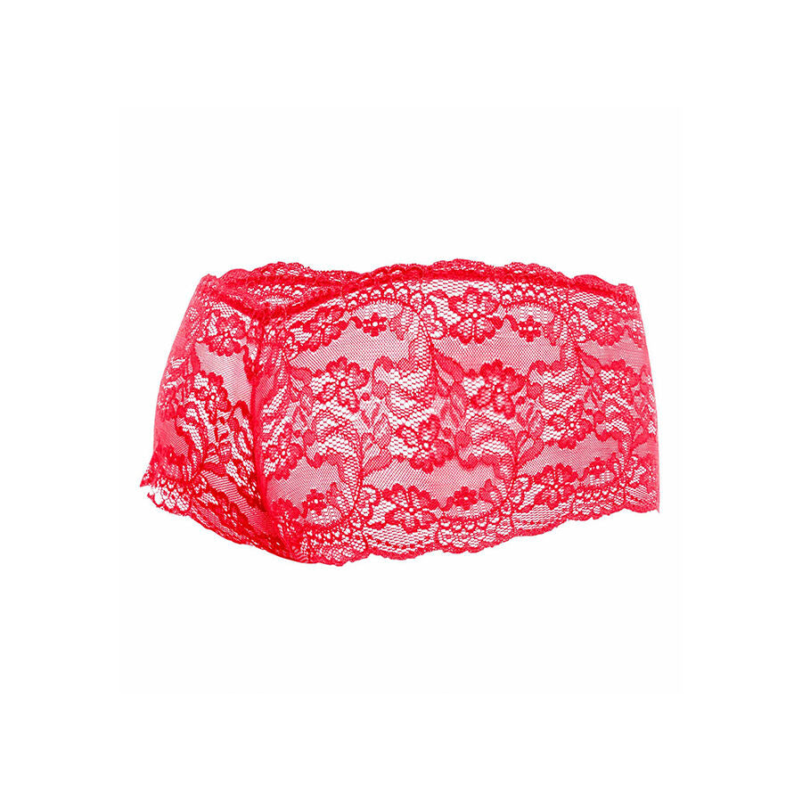 Boxer in Pizzo Uomo MOB — Rosso, Taglia L/XL